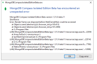 mongo_compass_1.31_beta_launch_error_from_EXE.PNG